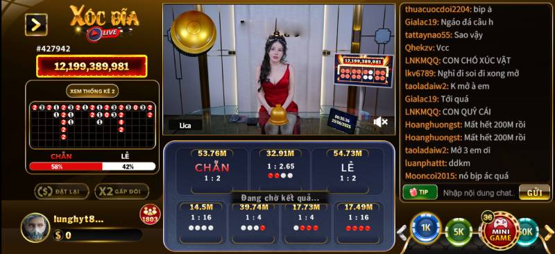 Live casino 1 Sảnh live casino FO88 có dealer